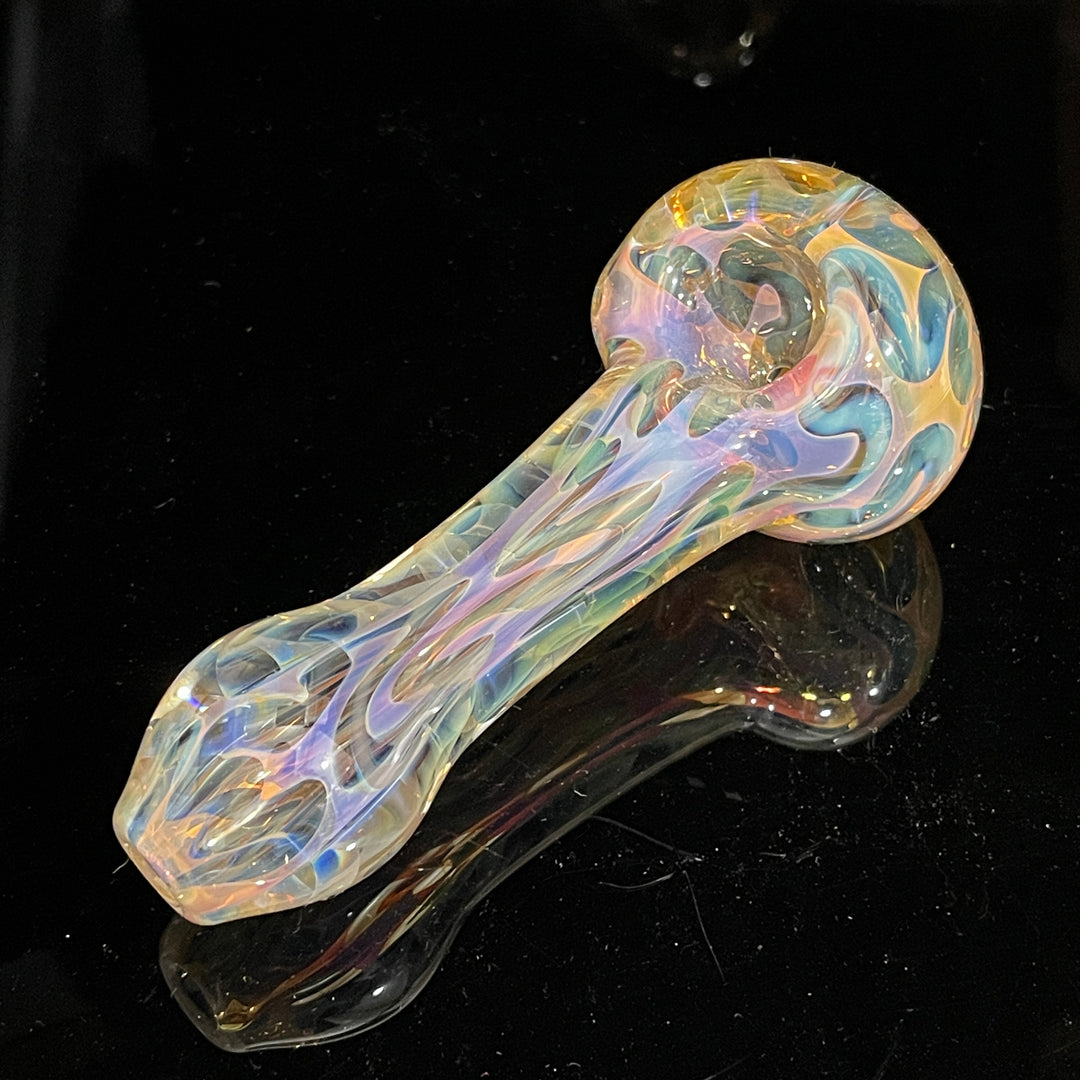 Large Ghost Flame Pipe Glass Pipe Tiny Mike   