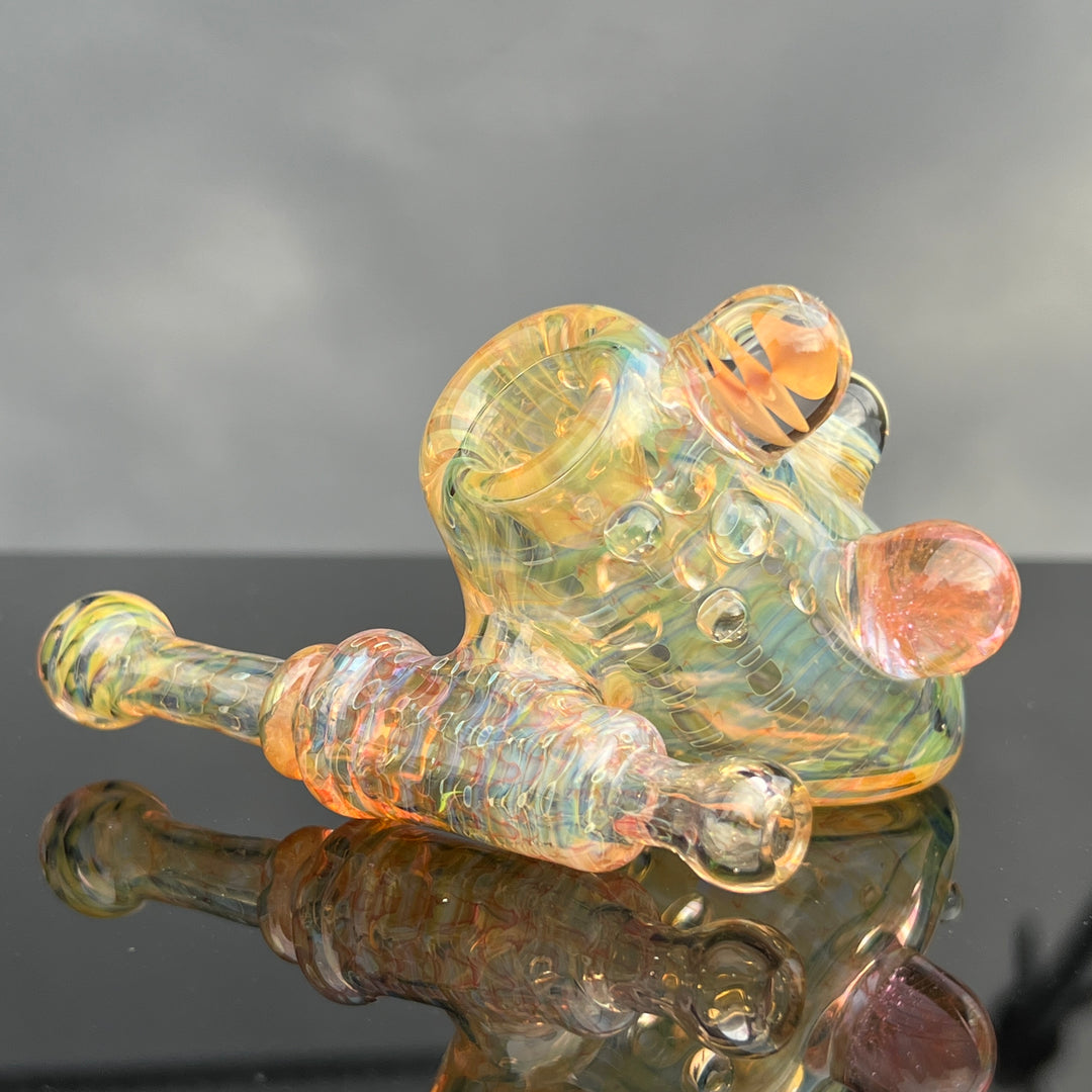 Gold Fumed Sidecar Pipe Glass Pipe Sugar Shack   