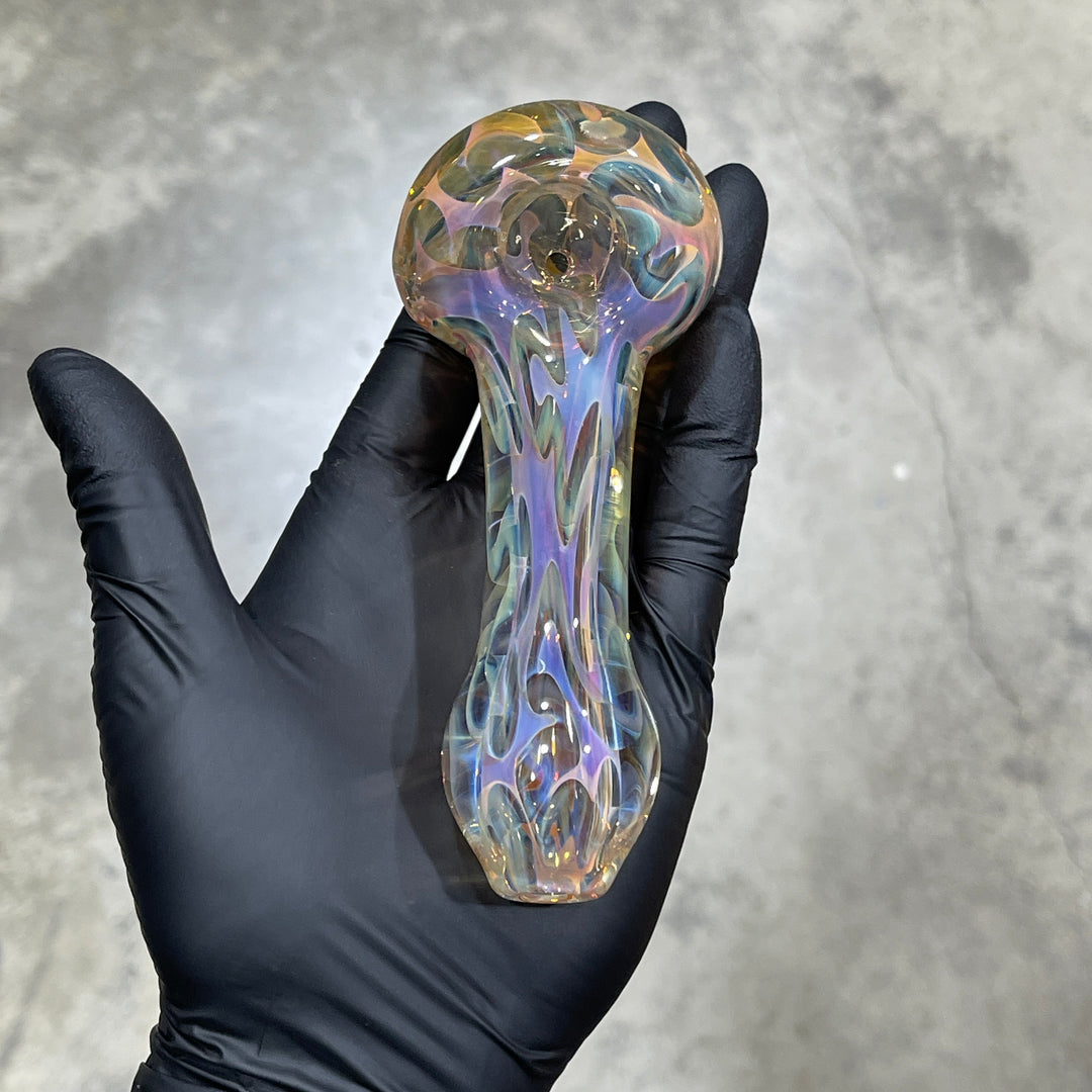 Large Ghost Flame Pipe Glass Pipe Tiny Mike   