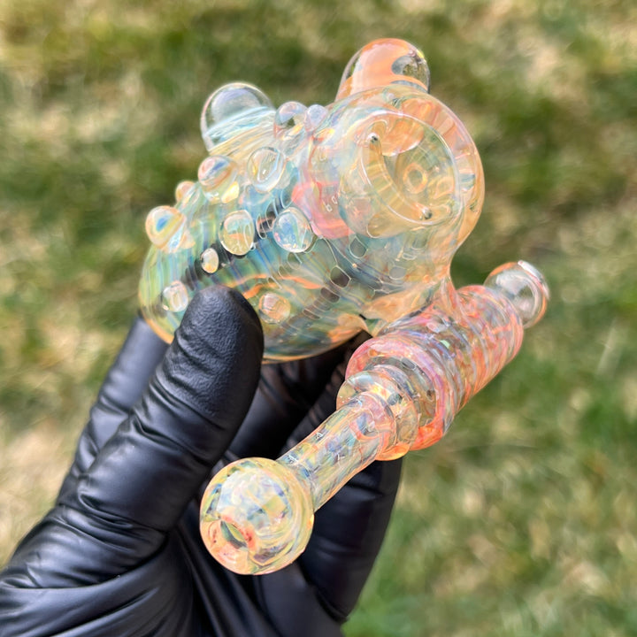 Gold Fumed Sidecar Pipe Glass Pipe Sugar Shack   