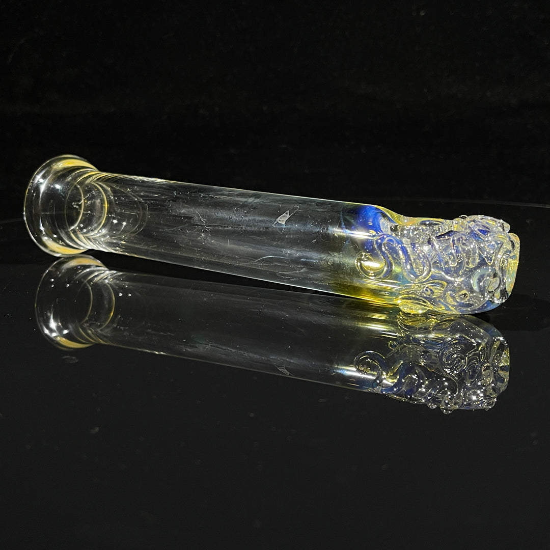 7.5" Fumed Squiggle Steamroller Glass Pipe Beezy Glass