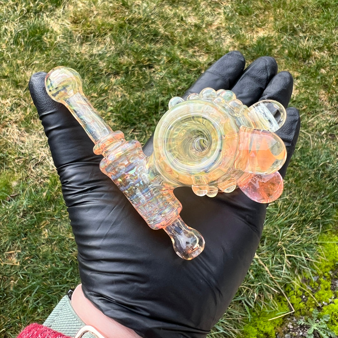 Gold Fumed Sidecar Pipe Glass Pipe Sugar Shack   