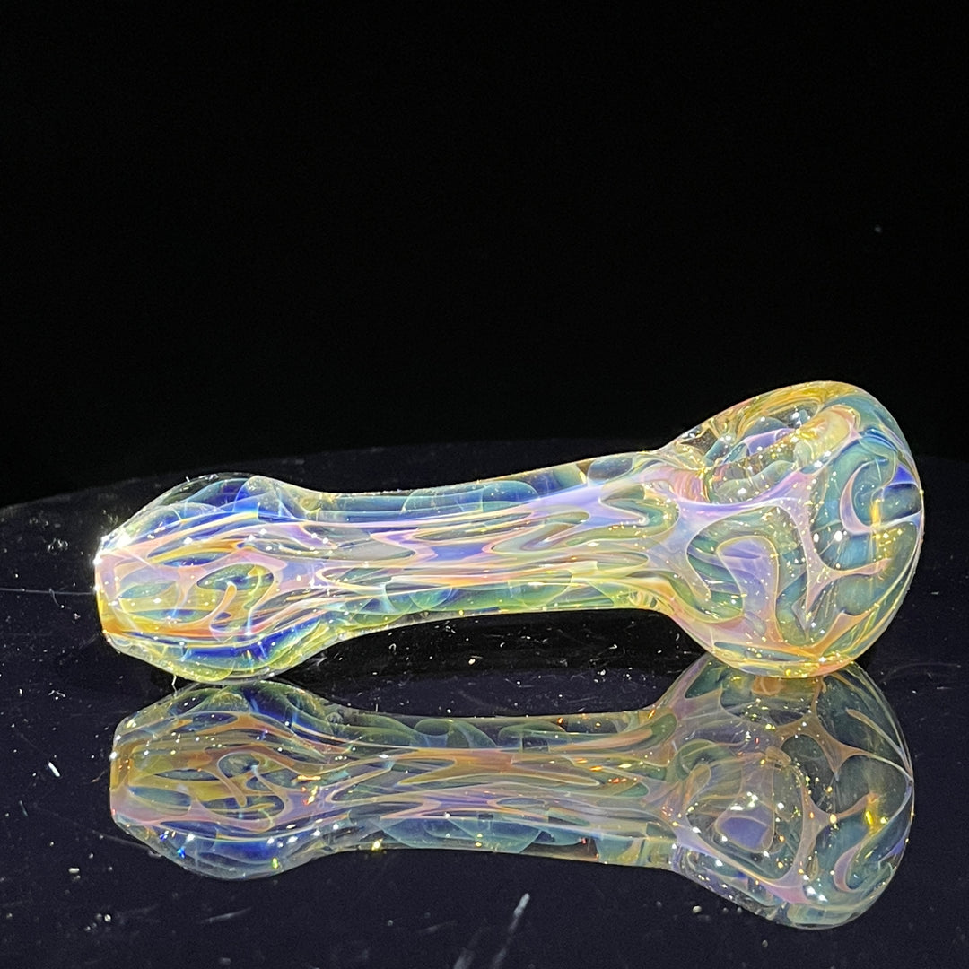 Large Ghost Flame Pipe Glass Pipe Tiny Mike   