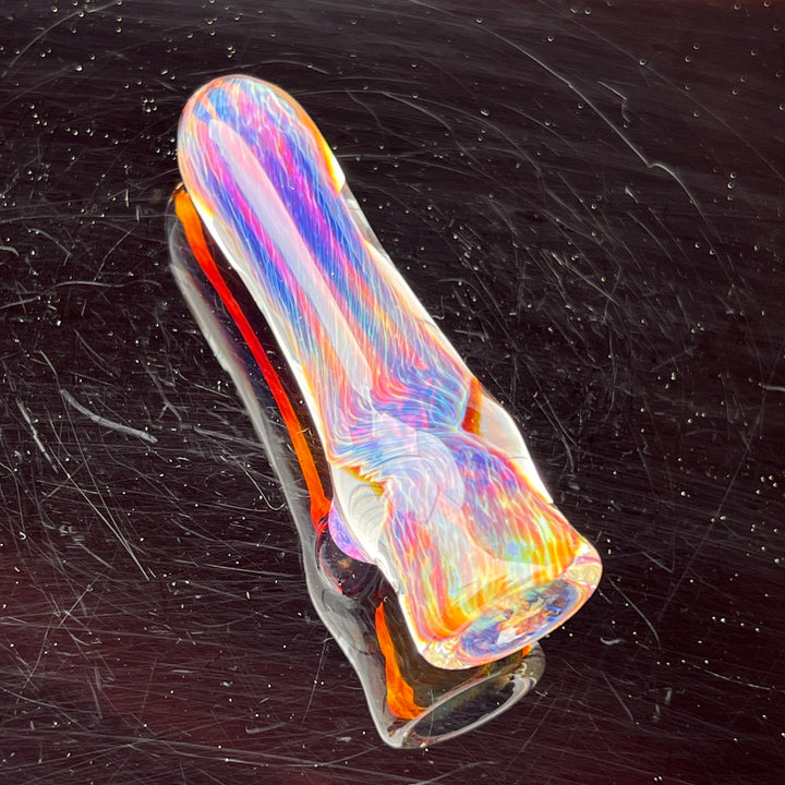 Thick Purple Chillum Glass Pipe Chuck Glass   