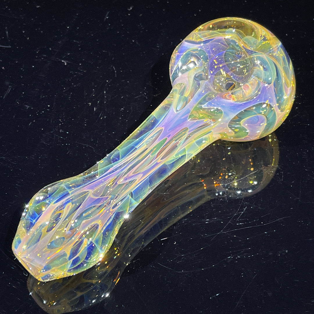 Large Ghost Flame Pipe Glass Pipe Tiny Mike   