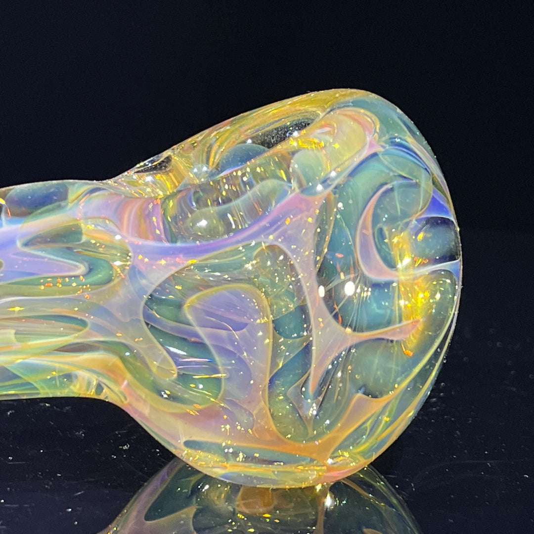 Large Ghost Flame Pipe Glass Pipe Tiny Mike   