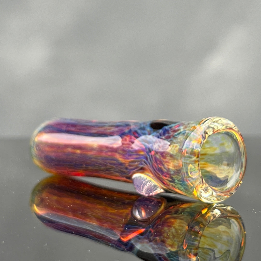 Thick Purple Chillum Glass Pipe Chuck Glass   