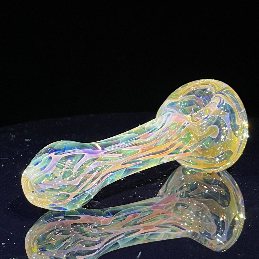 Large Ghost Flame Pipe Glass Pipe Tiny Mike   