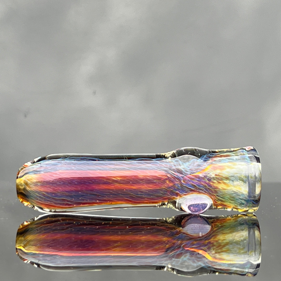 Thick Purple Chillum Glass Pipe Chuck Glass   