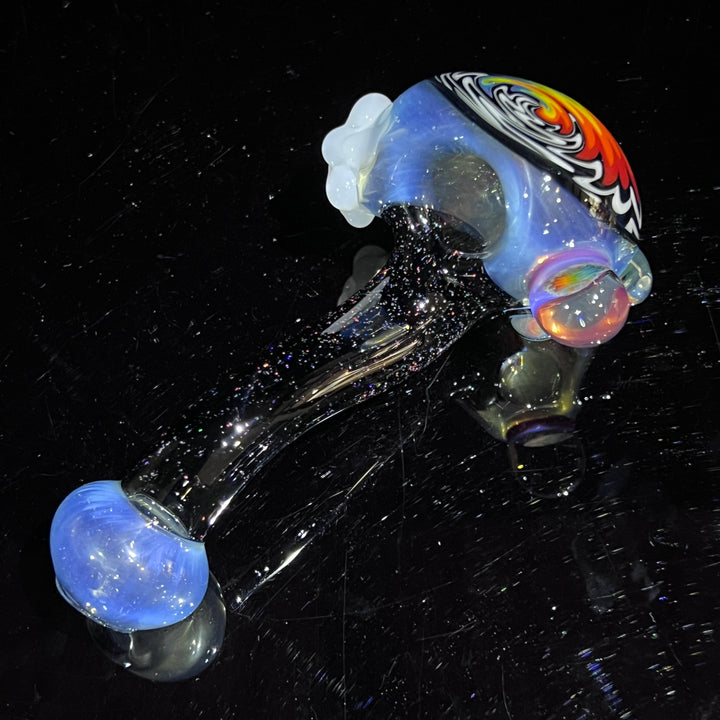 Fluffy Cloud Pipe Lg. Glass Pipe Cajun Glass   