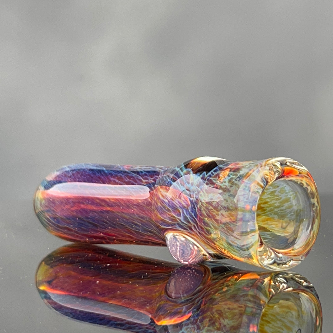 Thick Purple Chillum Glass Pipe Chuck Glass   