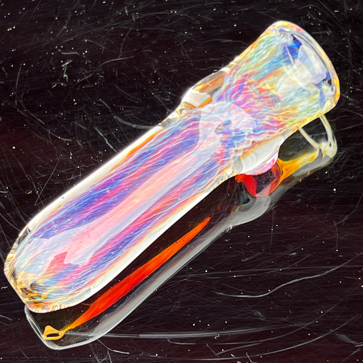 Thick Purple Chillum Glass Pipe Chuck Glass   