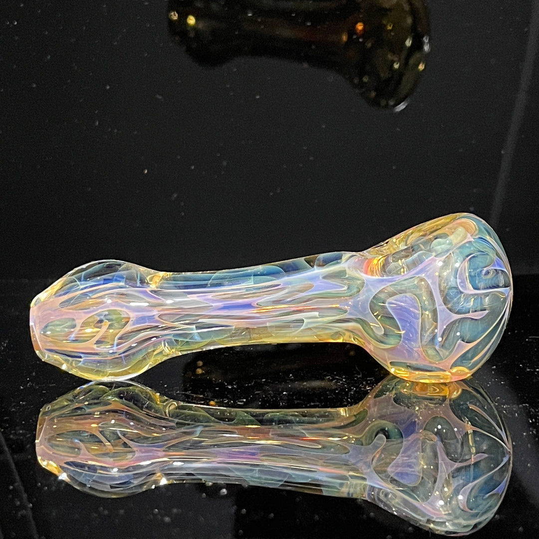 Large Ghost Flame Pipe Glass Pipe Tiny Mike   