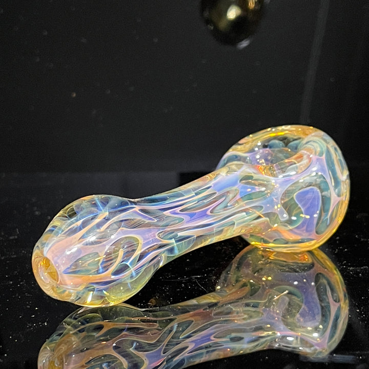 Large Ghost Flame Pipe Glass Pipe Tiny Mike   