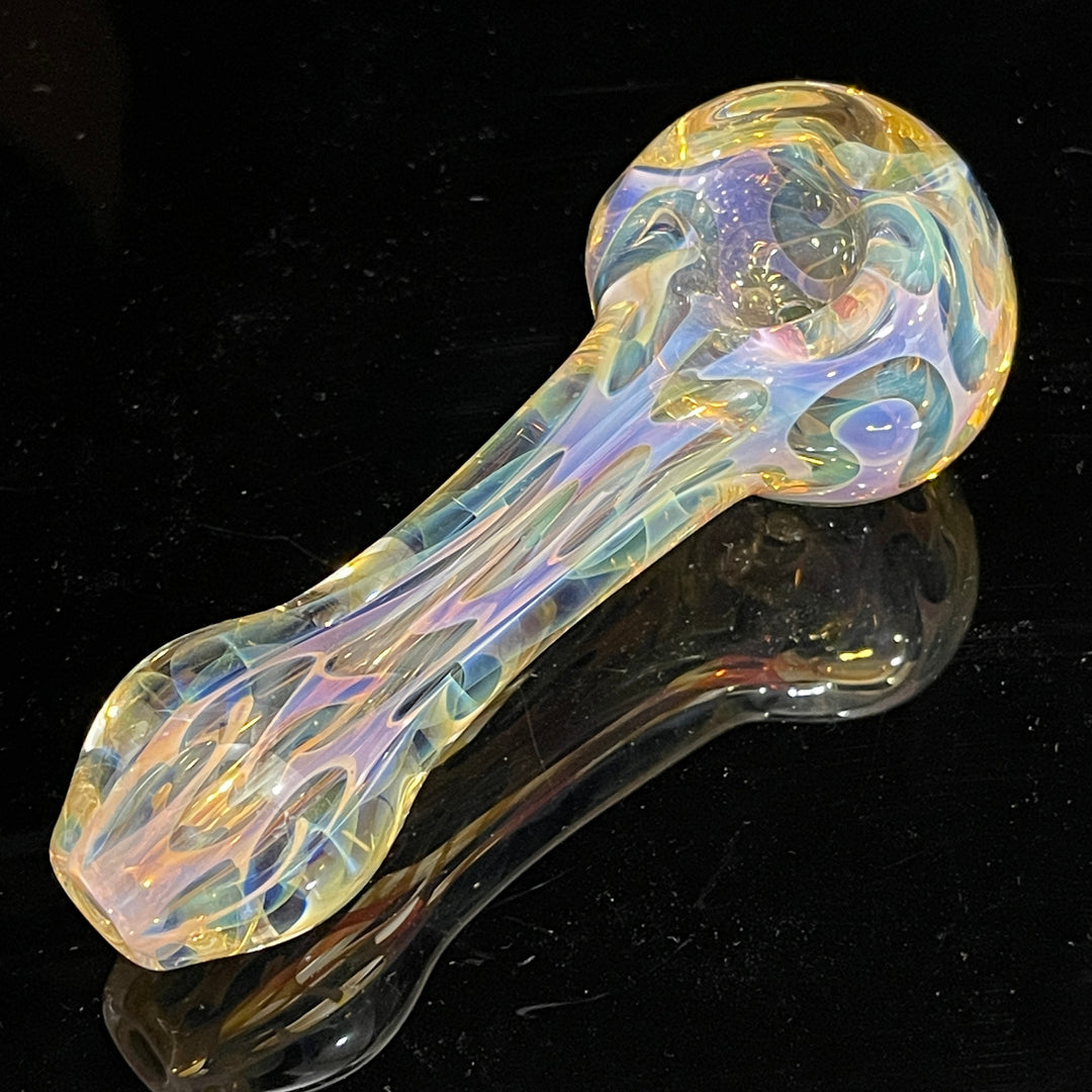 Large Ghost Flame Pipe Glass Pipe Tiny Mike   