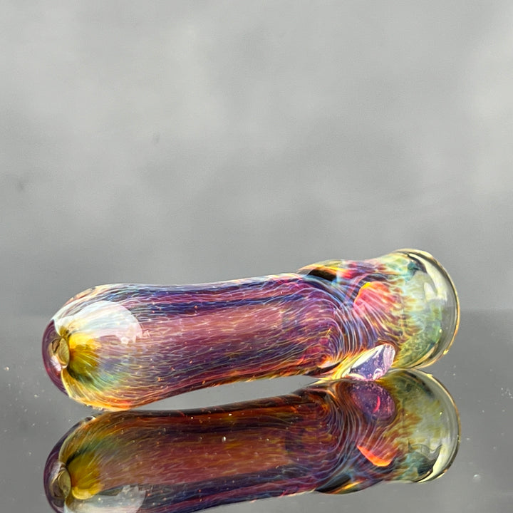 Thick Purple Chillum Glass Pipe Chuck Glass   