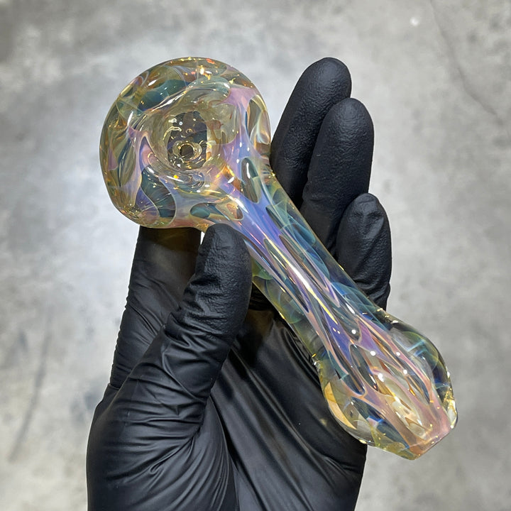 Large Ghost Flame Pipe Glass Pipe Tiny Mike   