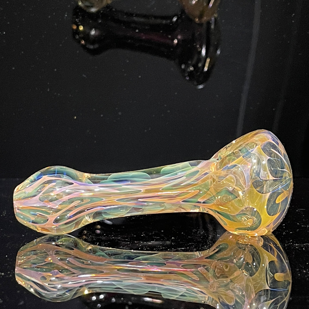 Large Ghost Flame Pipe Glass Pipe Tiny Mike   