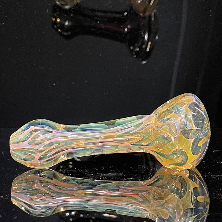 Large Ghost Flame Pipe Glass Pipe Tiny Mike   