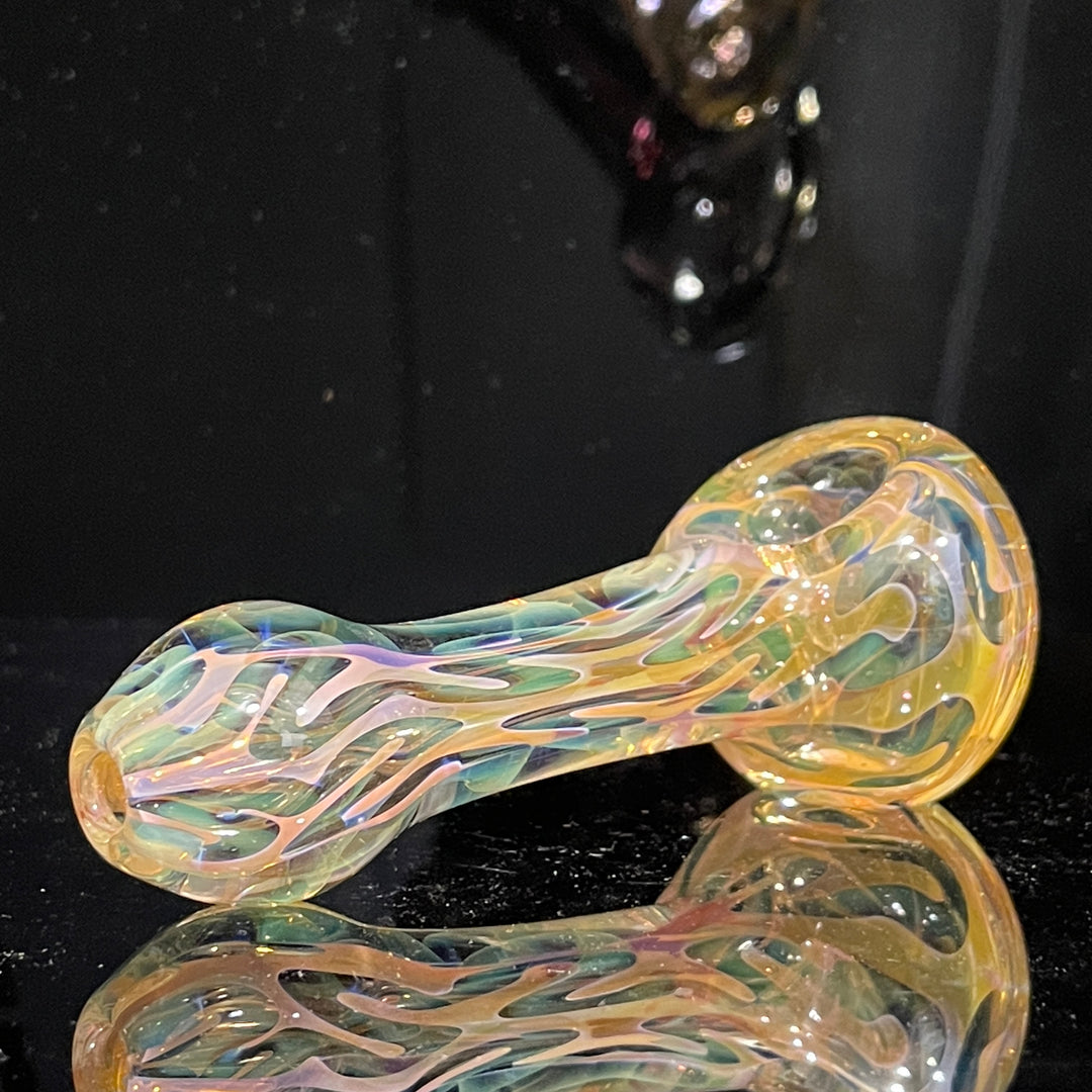 Large Ghost Flame Pipe Glass Pipe Tiny Mike   