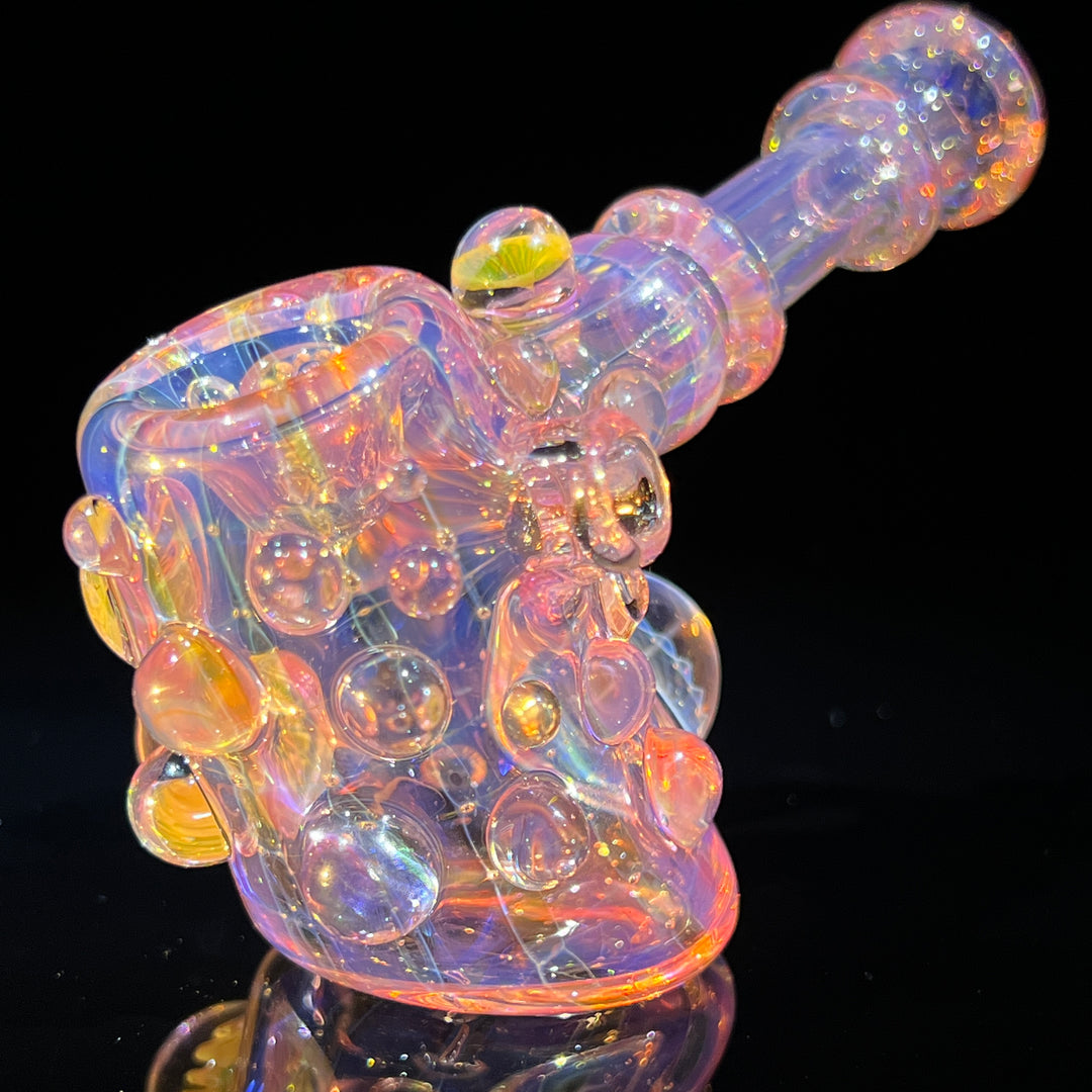 Gold Fumed Marbled Sherlock Pipe Glass Pipe Sugar Shack   