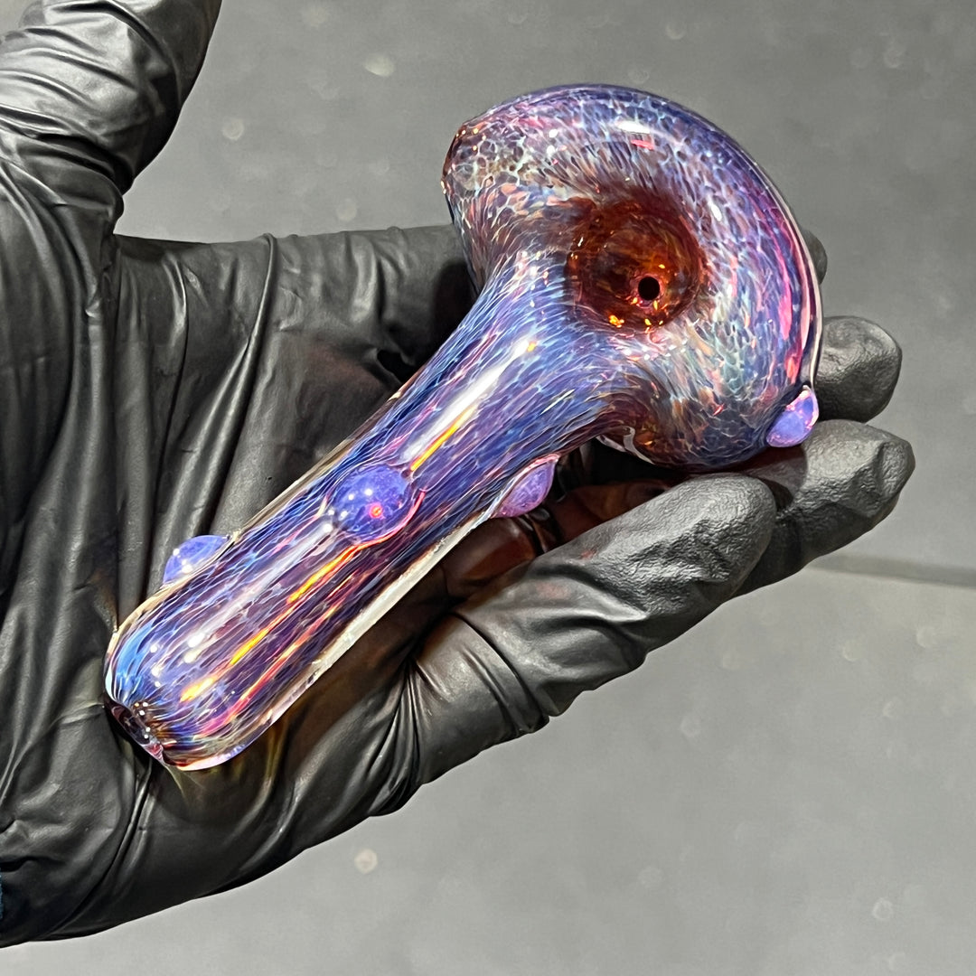 Thick Purple Pipe Glass Pipe Chuck Glass