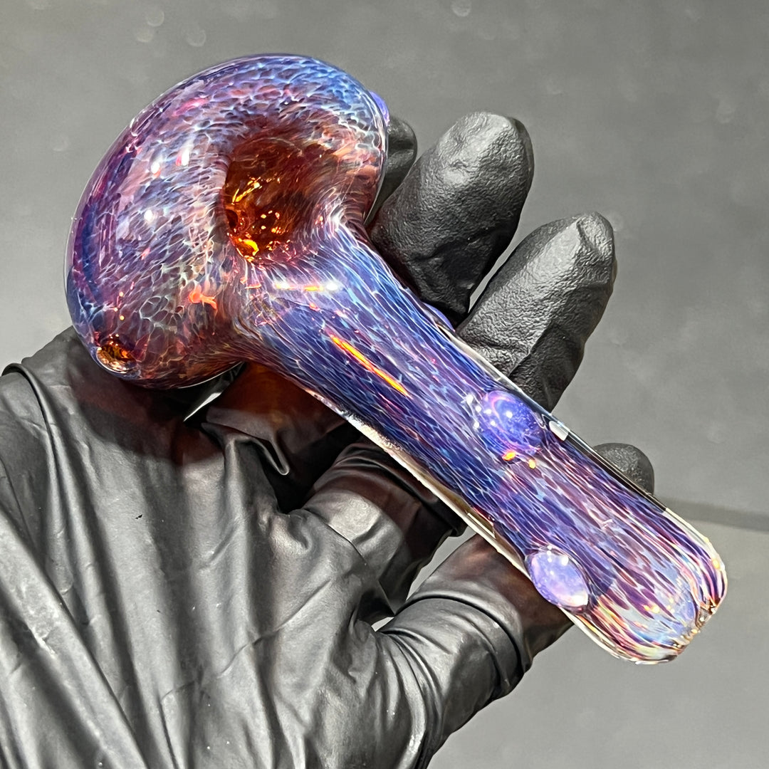 Thick Purple Pipe Glass Pipe Chuck Glass