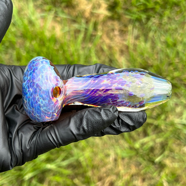 Purple Nebula Glass Pipe Glass Pipe Tako Glass   