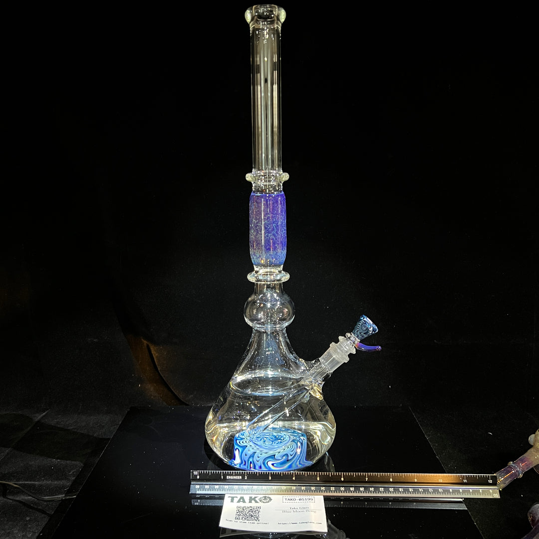 Blue Moon Bong Glass Pipe Tako Glass   