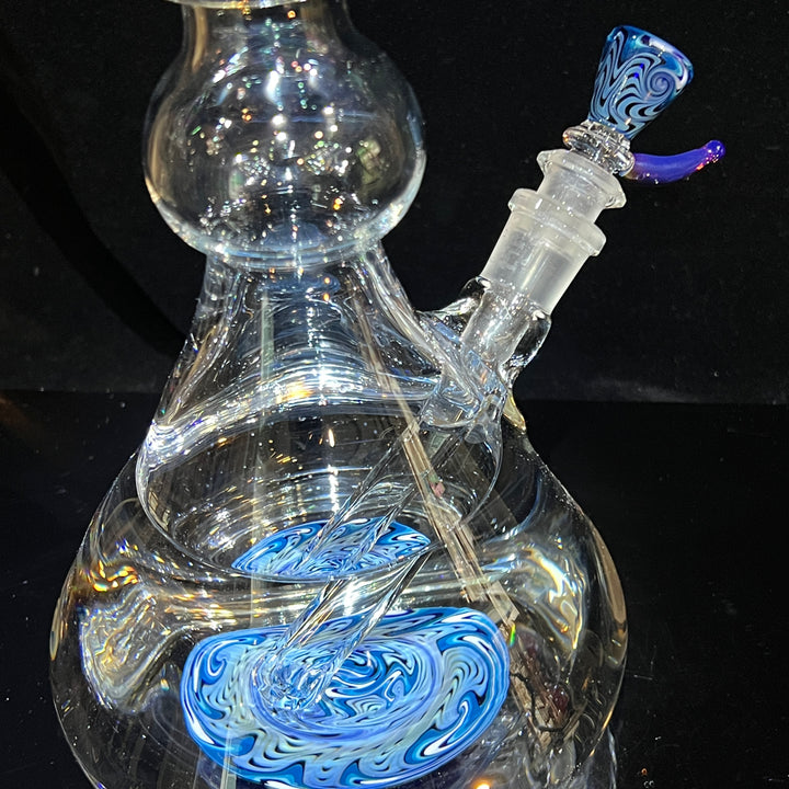 Blue Moon Bong Glass Pipe Tako Glass   