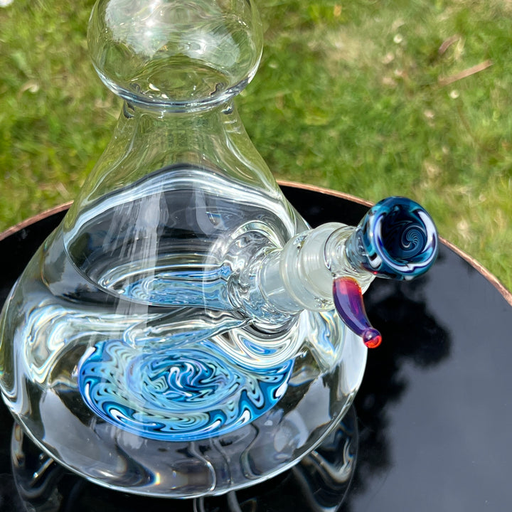 Blue Moon Bong Glass Pipe Tako Glass   