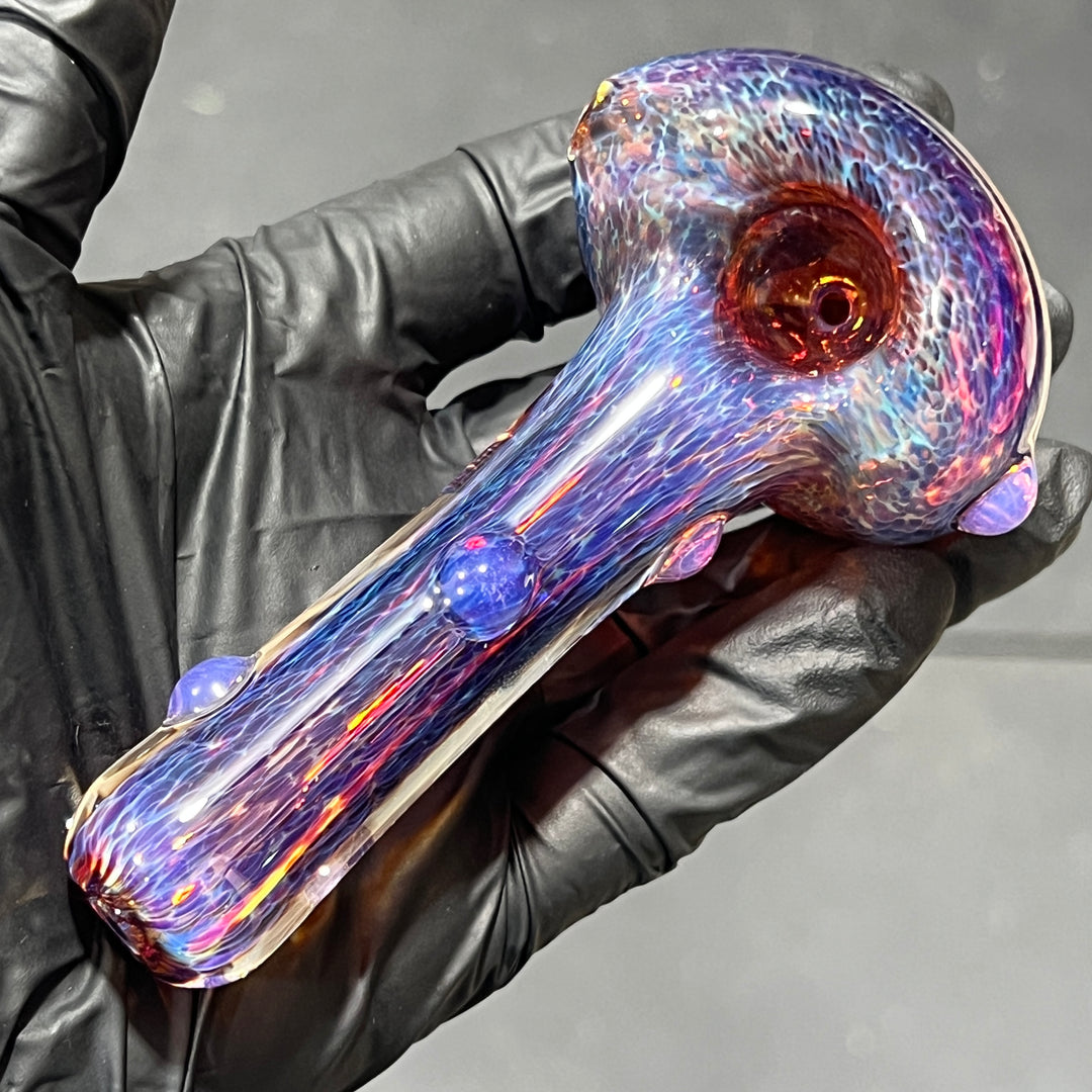 Thick Purple Pipe Glass Pipe Chuck Glass