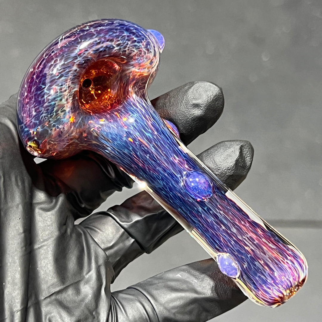 Thick Purple Pipe Glass Pipe Chuck Glass