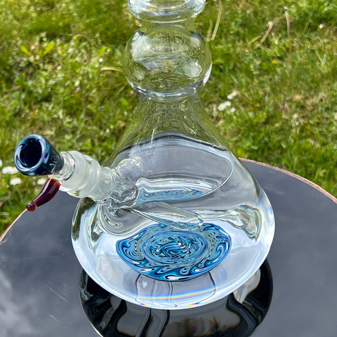 Blue Moon Bong Glass Pipe Tako Glass   