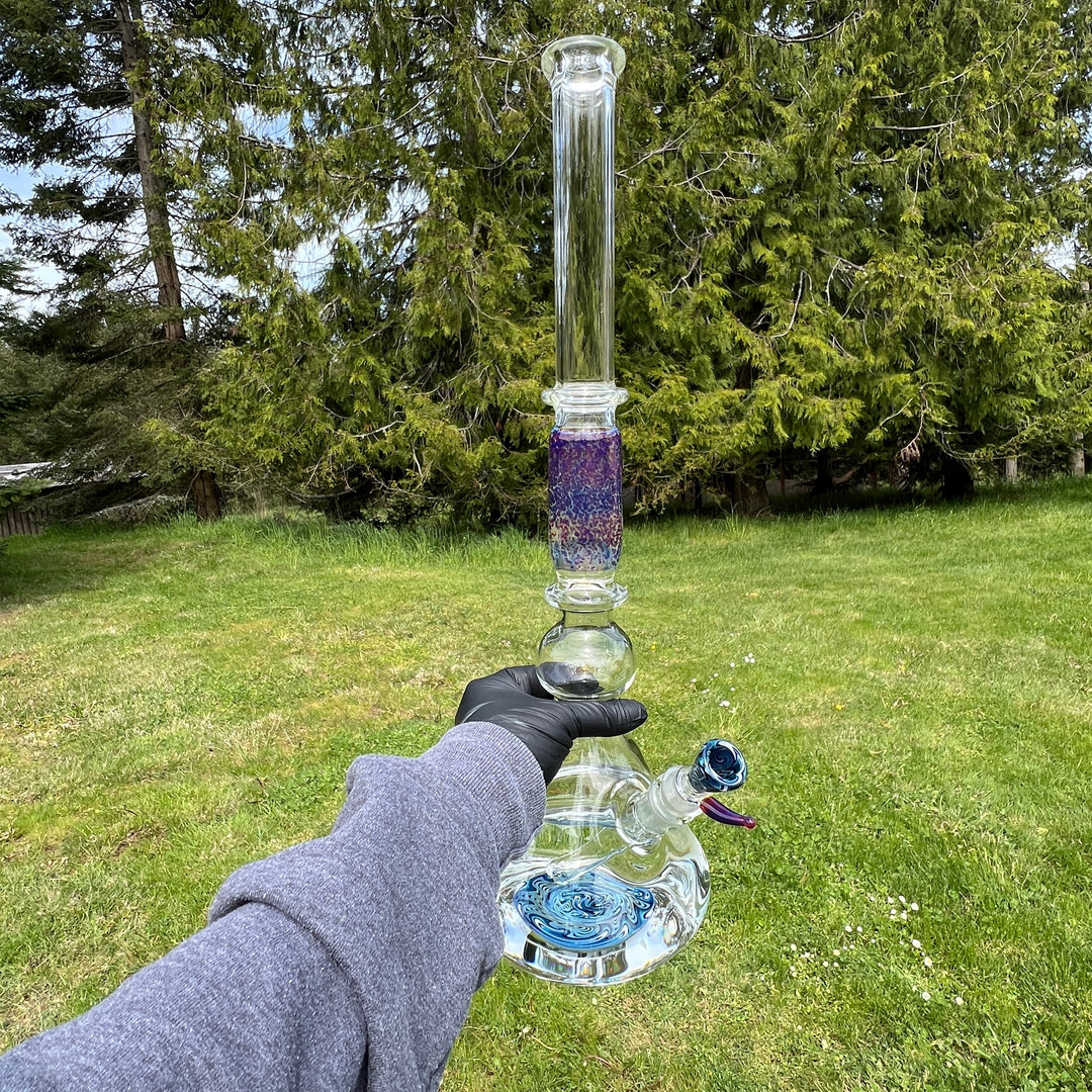 Blue Moon Bong Glass Pipe Tako Glass   