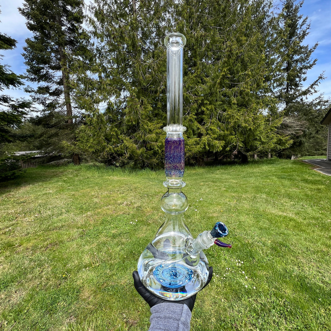 Blue Moon Bong Glass Pipe Tako Glass   