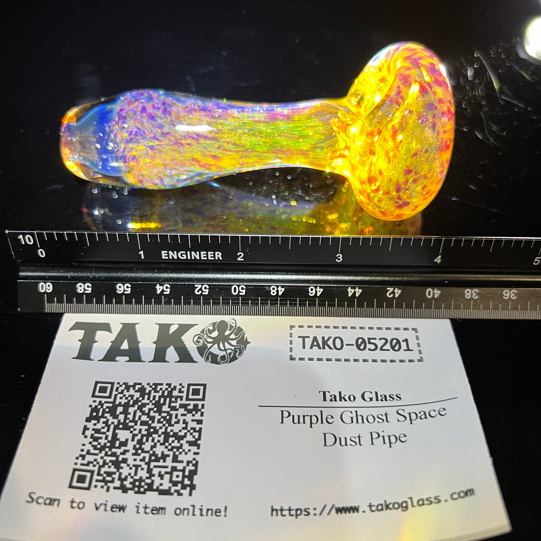 Purple Ghost Space Dust Pipe Glass Pipe Tako Glass   