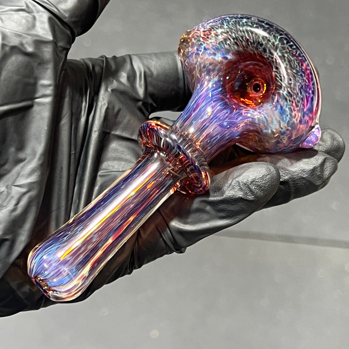 Thick Purple Pipe Glass Pipe Chuck Glass