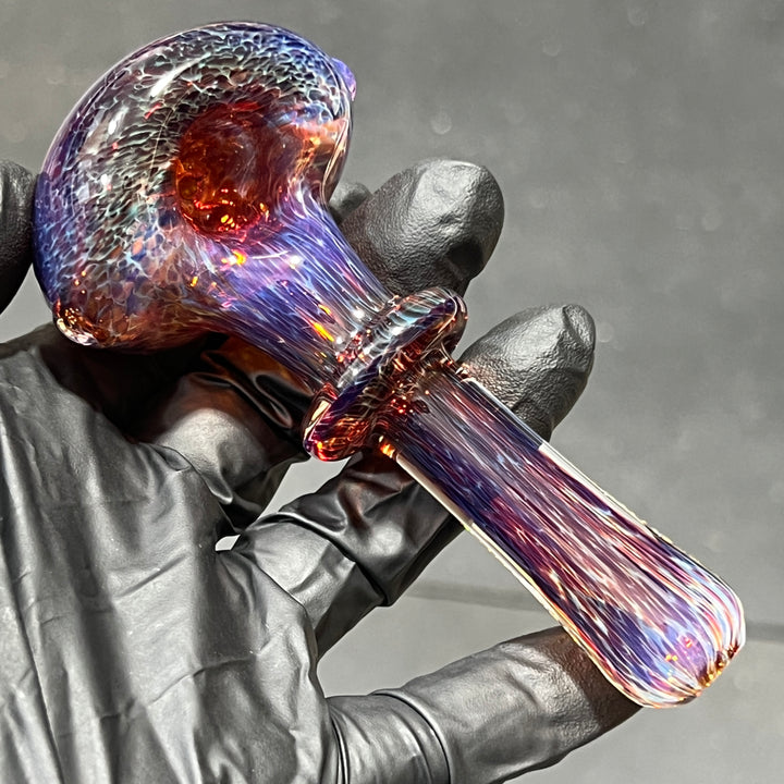 Thick Purple Pipe Glass Pipe Chuck Glass