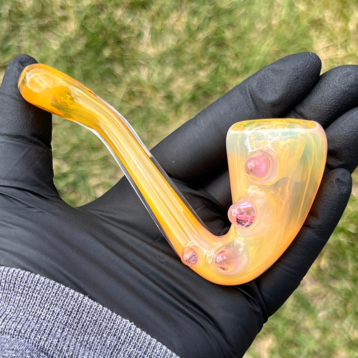 Fumed Spike Sherlock Glass Pipe Orosboro Glass   