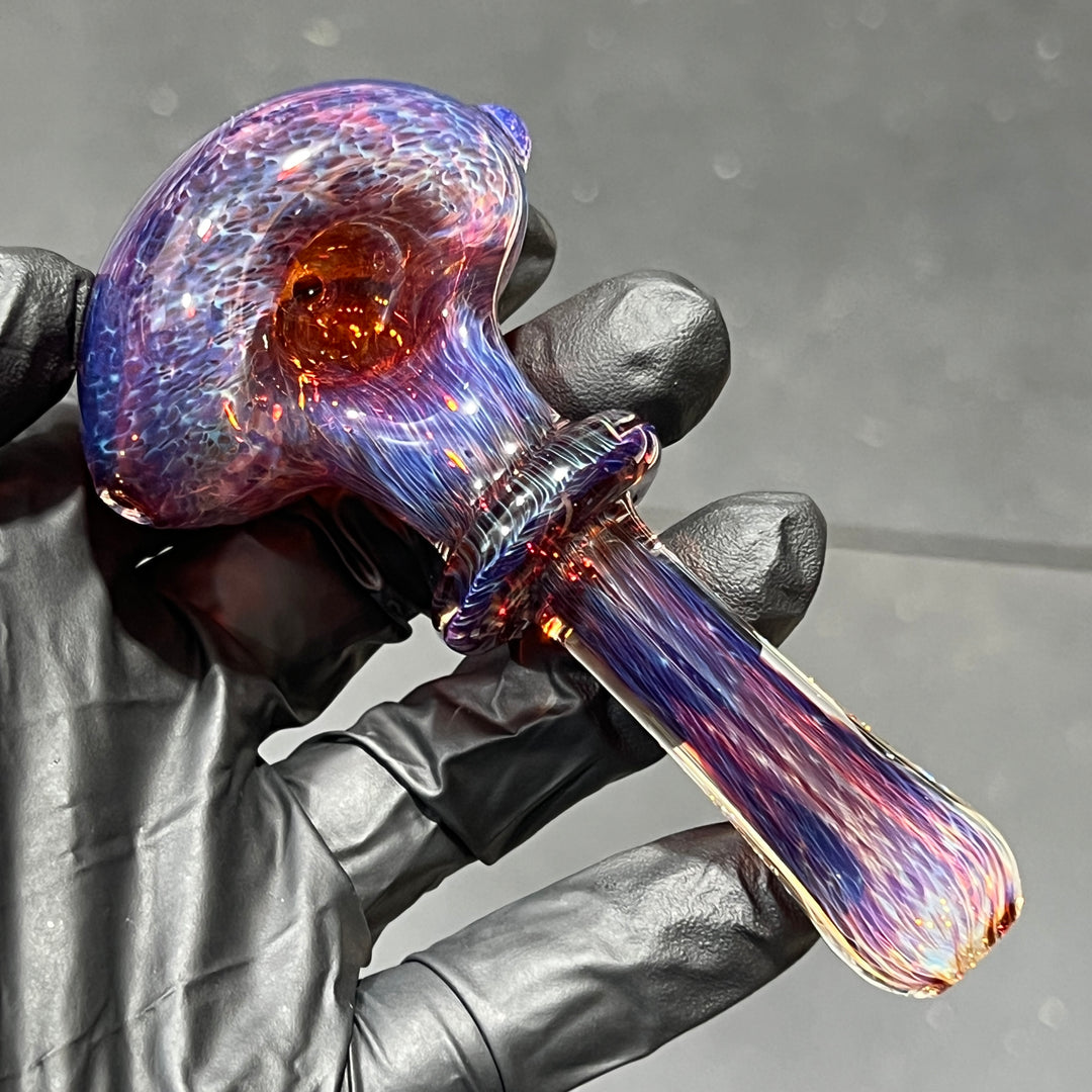 Thick Purple Pipe Glass Pipe Chuck Glass