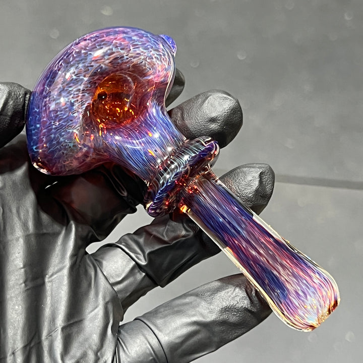 Thick Purple Pipe Glass Pipe Chuck Glass