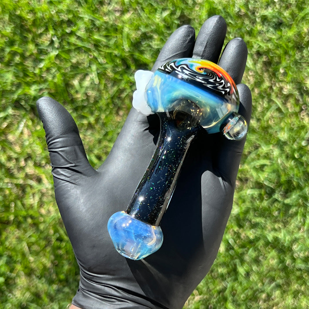 Fluffy Cloud Pipe Glass Pipe Cajun Glass   