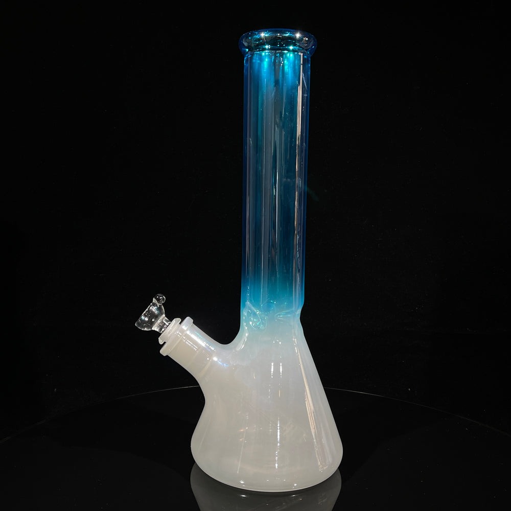 Icey Blue Magoo 14" Beaker Bong Glass Pipe TG