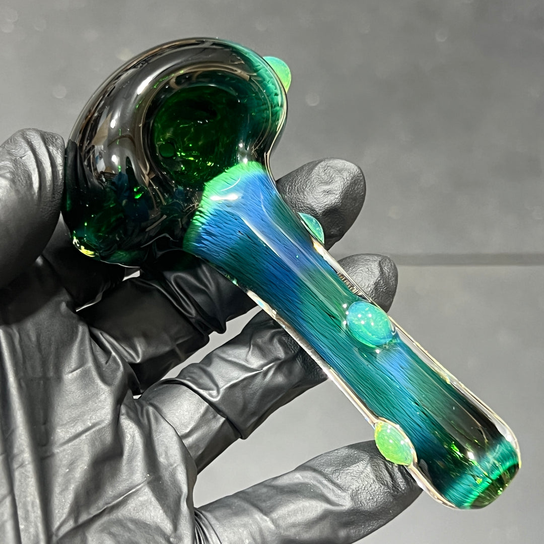 Thick Exp Green Pipe Glass Pipe Chuck Glass