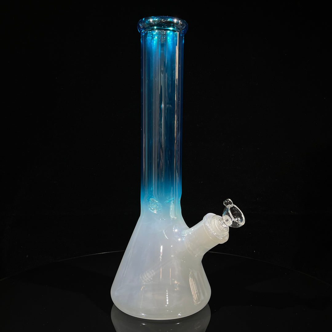 Icey Blue Magoo 14" Beaker Bong Glass Pipe TG