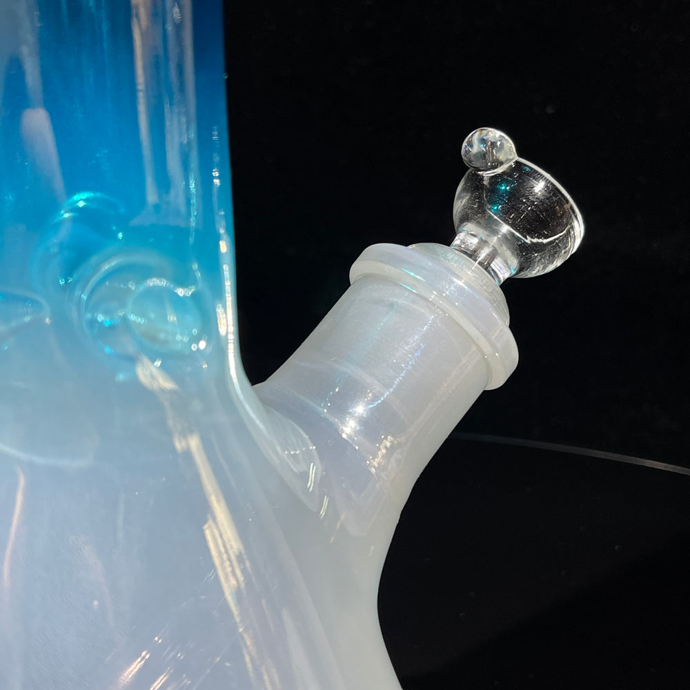 Icey Blue Magoo 14" Beaker Bong Glass Pipe TG