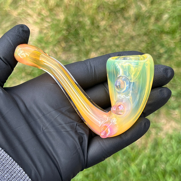 Fumed Spike Sherlock Glass Pipe Orosboro Glass   