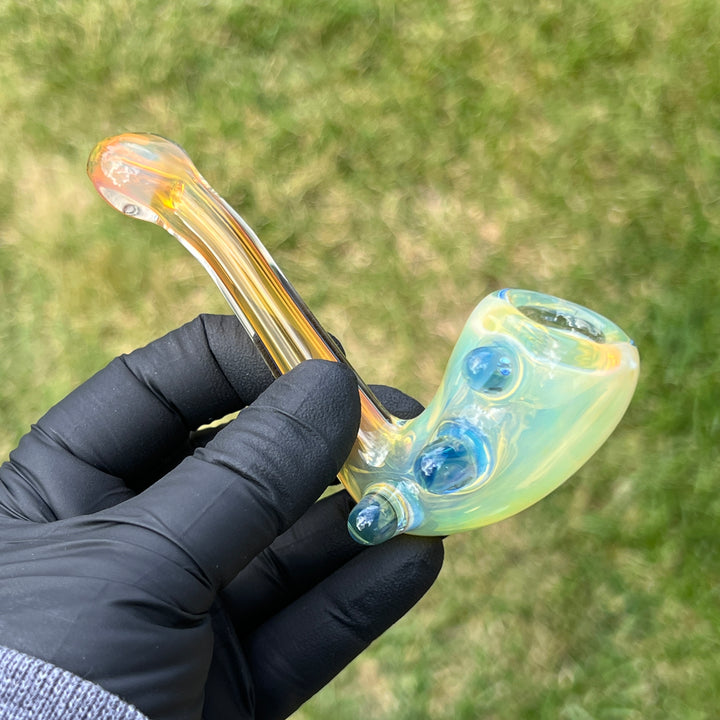 Fumed Spike Sherlock Glass Pipe Orosboro Glass   