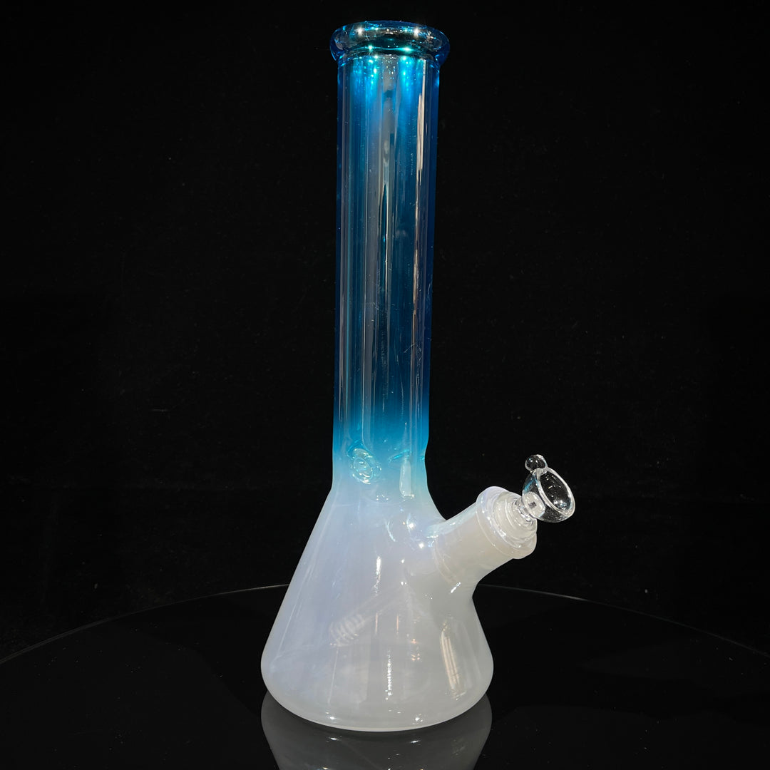 Icey Blue Magoo 14" Beaker Bong Glass Pipe TG